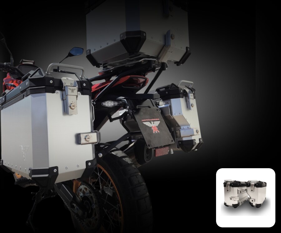 Maletas Laterales con Fierros Moto Morini