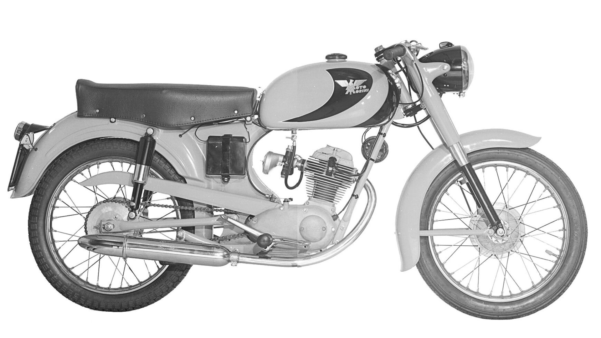 Moto Morini clásica de fines de los años 50